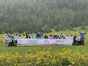 Hero Dhaulagiri's Monsoon Madness Ride Team in Dhorpatan