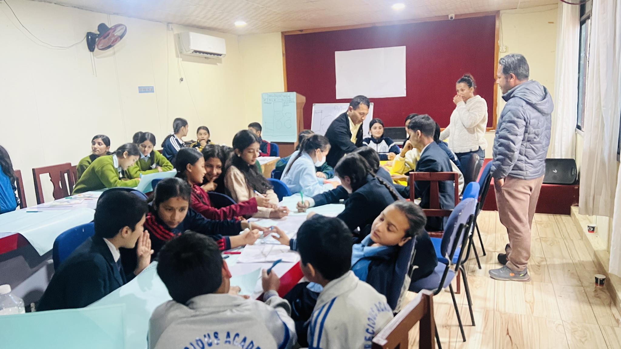 विद्यार्थीले बनाएका भित्तेपत्रिकालाई मेलामा प्रदर्शनी गरिने